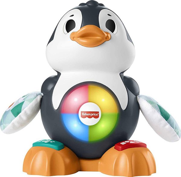Brinquedo de Aprendizagem Fisher-Price Linkimals Cool Beats Penguin com Música Interativa e Luzes para Bebês e Crianças de 9+ Meses (Exclusividade Amazon)