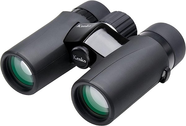 Binóculo Compacto Kenko Ultraview EX Compact 10x32, Prisma de Telhado, À Prova d'Água IPX7, Leve, para Uso Externo, Shows, Observação de Esportes, Preto, 406977