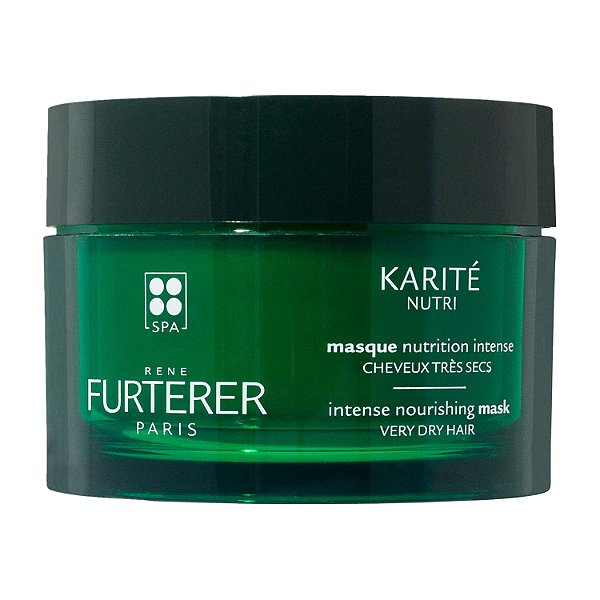 Máscara Nutritiva Intensa KARITÉ NUTRI René Furterer - Para Cabelos Muito Secos e Danificados - Com Óleo de Karité e Manteiga de Karité