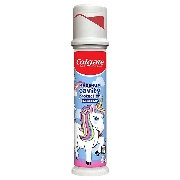 Colgate Creme Dental Infantil Unicórnio, 4.4 Onças, Pacote com 6