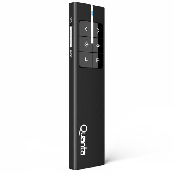 Apresentador Laser Air Mouse Quanta QTPLM30 - Preto