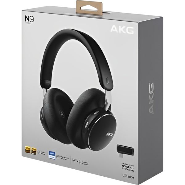 Fone de Ouvido Auricular AKG N9 Hybrid Bluetooth - Preto