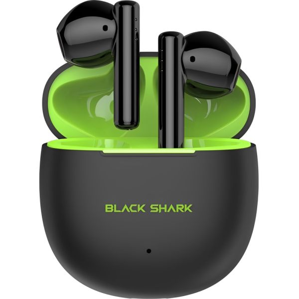 Fone de Ouvido Auricular Gamer Black Shark Buds T9 BS-T9 Bluetooth - Preto/Verde