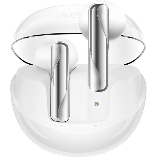 Fone de Ouvido Auricular QCY Ailybuds Clear TWS Bluetooth - Branco