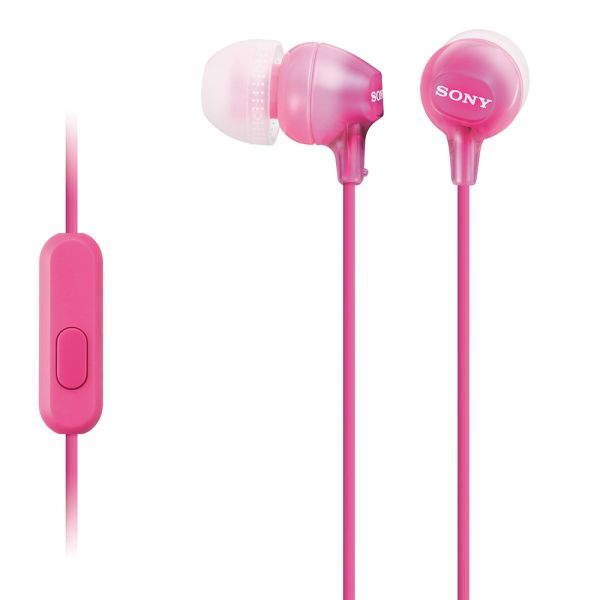 Fone de Ouvido Auricular Sony MDR-EX15AP - Rosa