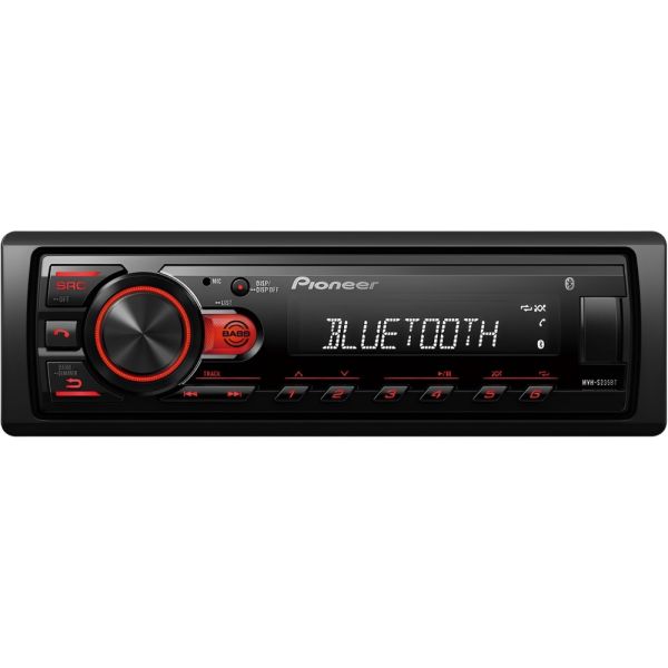 Radio Automotivo Pioneer MVH-S235BT Bluetooth - Preto