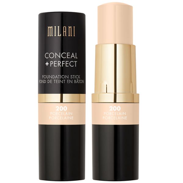 Base em Barra Milani Conceal+Perfect Foundation Stick 200 Porcelain - 13gr