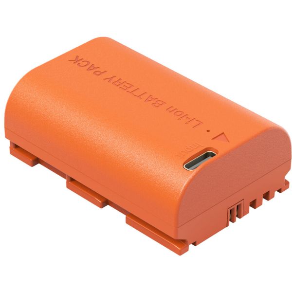 Bateria para Canon SmallRig LP-E6NH 4968 Recarregável USB-C - Laranja