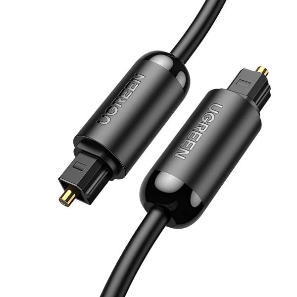 Cabo Óptico Ugreen AV122 Toslink 70893 - Preto 3 metros