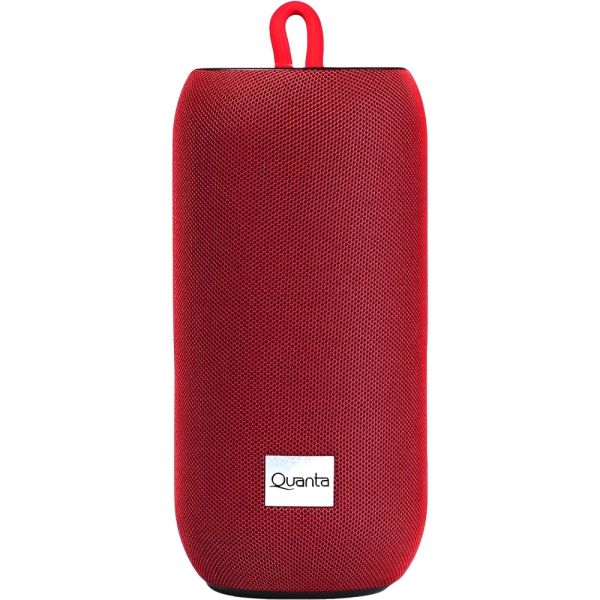 Caixa de Som Portátil Quanta QTSPN5 Bluetooth - Vermelho