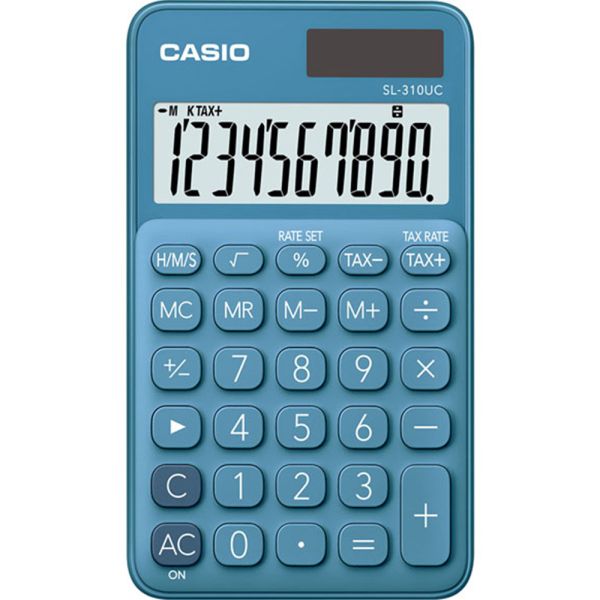 Calculadora Compacta Casio SL-310UC-BU-N-DC - Azul
