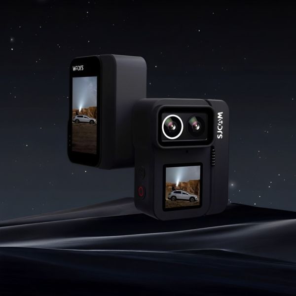 Câmera de Ação SJCAM SJ20 Dual Screen Wifi 4K - Preto