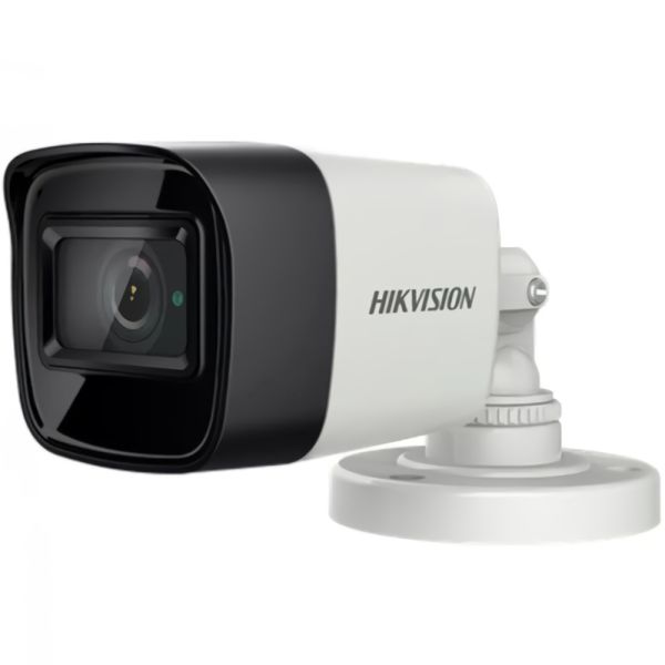 Câmera de Vigilância Hikvision Bullet DS-2CE16D0T-EXIPF 1080p Externo - Branco/Preto