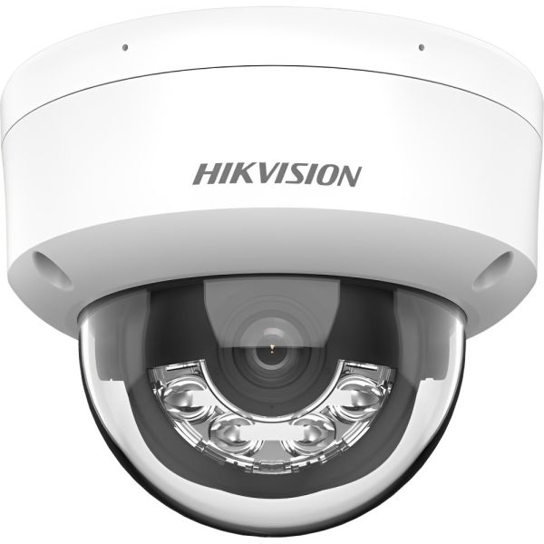 Câmera de Vigilância IP Hikvision Dome DS-2CD1143G2-LIU 4MP Smart Hybrid Light - Branco/Preto