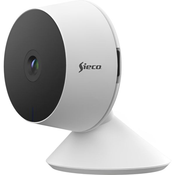 Câmera de Vigilância IP Sieco S30 1080p Interior Wifi - Branco/Preto