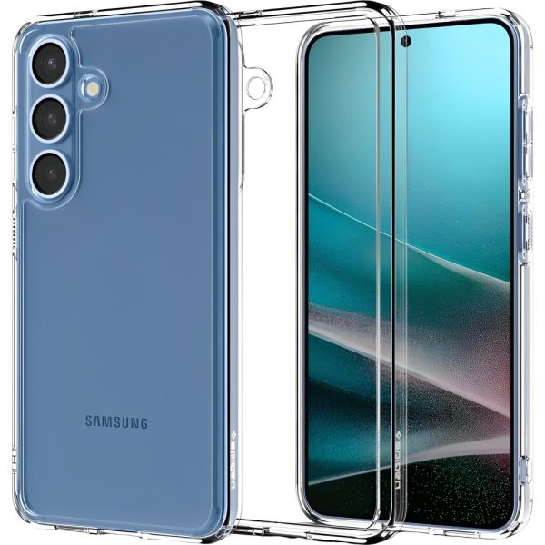 Capa Protetora Spigen Crystal Hybrid para Samsung Galaxy S25+ - Crystal Clear (ACS08992)