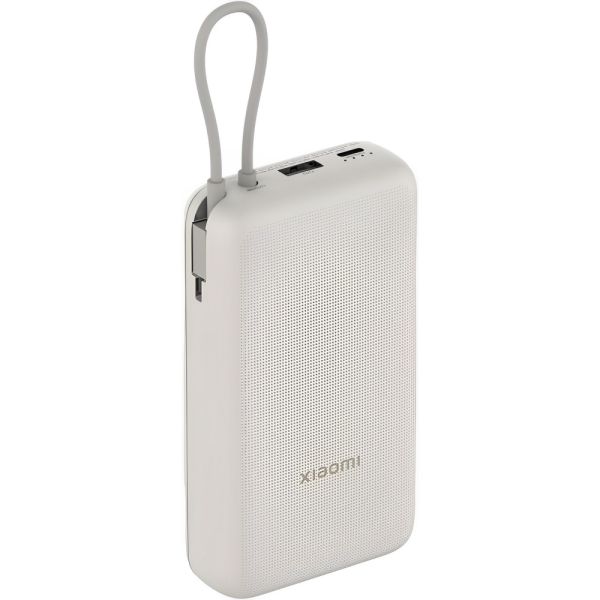 Carregador Portátil Xiaomi PB2030MI 20.000mAh 33 W - Bege