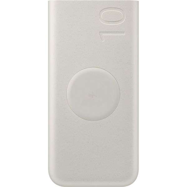 Carregador Sem Fio Samsung U2510 EB-U2510XUEGWW 10000 mAh USB-C - Beige
