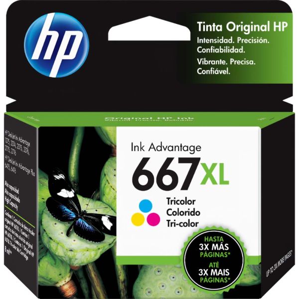 Cartucho de Tinta HP 667XL 3YM80AL - Colorido