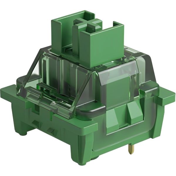 Conjunto de Switch Mecânico Akko V3 Matcha Green Pro para Teclado - 45 peças