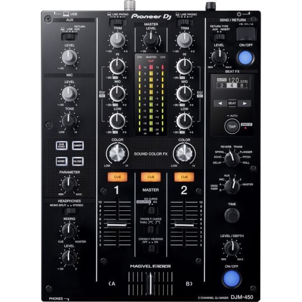 Controladora Pioneer Dj DJM-450 - Preto
