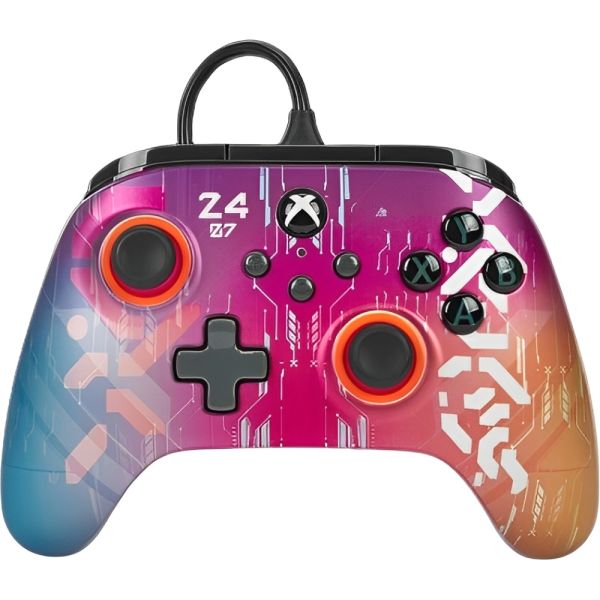 Controle PowerA Wired Advantage para Xbox Series X/S - Cyber Style (PWA-A-05991)