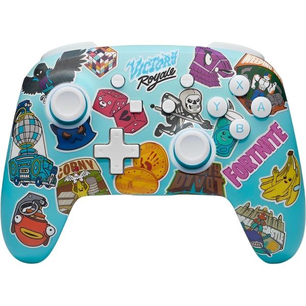 Controle PowerA Wireless PWA-A-09171 para Nintendo Switch - Adesivo Fortnite