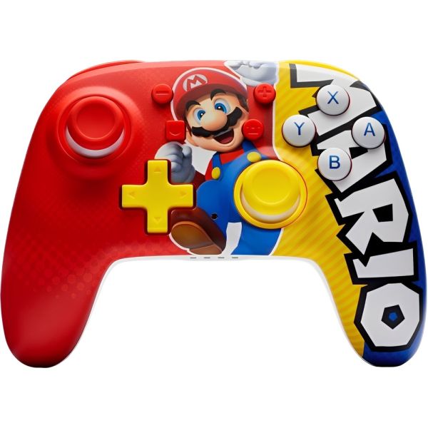 Controle PowerA Wireless PWA-A-09271 para Nintendo Switch - Mario Victory