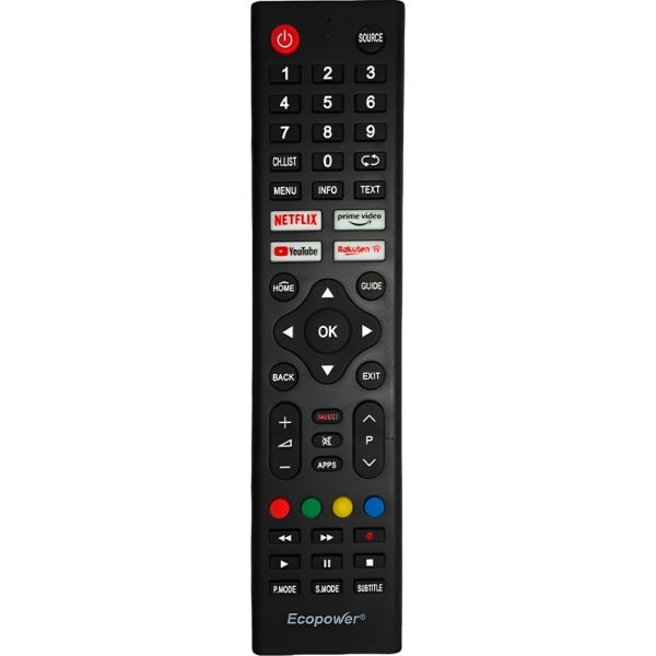 Controle Remoto Universal Ecopower EP-8614 - Preto