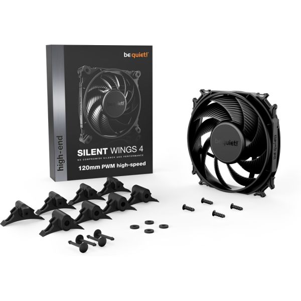 Cooler Be quiet! Silent Wings 4 para Gabinete 120 mm BL094 - Preto