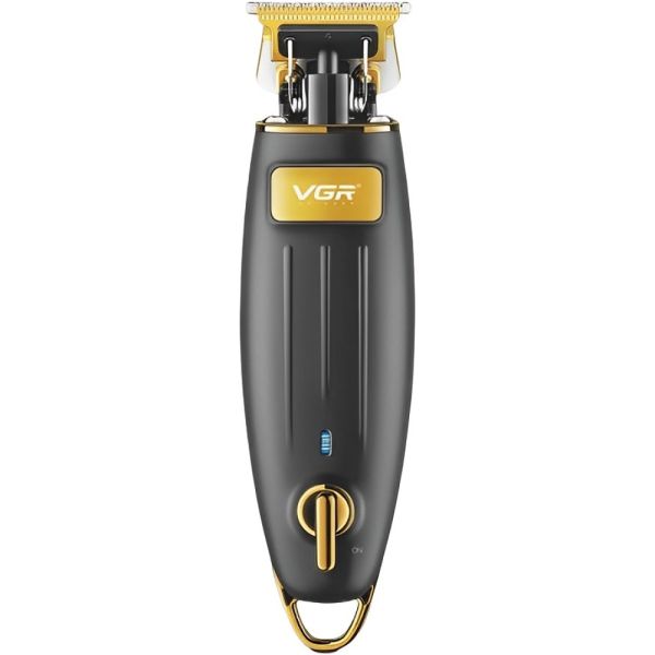 Cortador de Cabelo Voyager VGR V-192 LED Recarregável - Preto/Dourado
