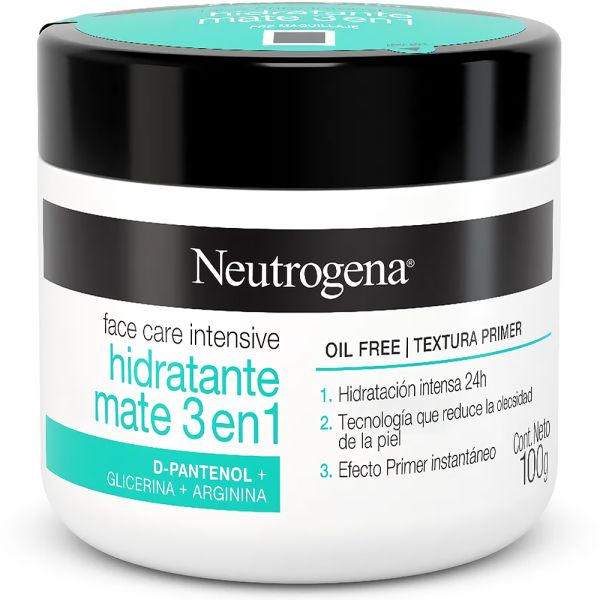Creme Facial Neutrogena Hidratante Matte 3 em 1 - 100gr