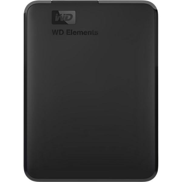 Disco Rígido Externo Western Digital Elements 5 TB (WDBU6Y0050BBK-WESN) - Preto