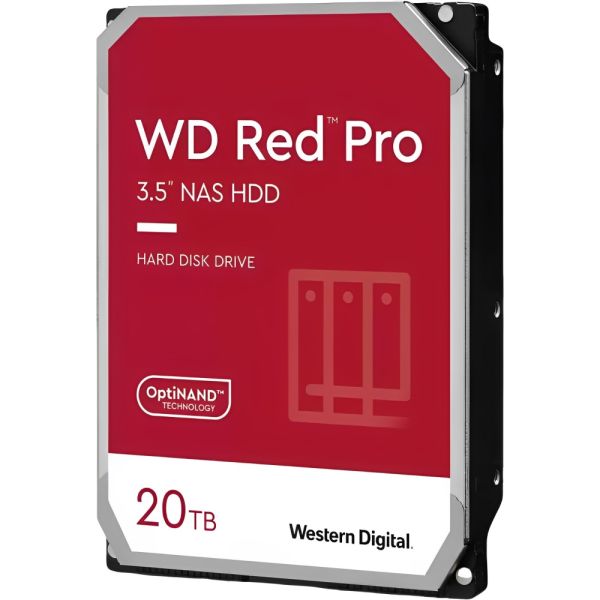 Disco rígido interno Western Digital WD Red Pro Nas 20 TB 512MB 7200RPM