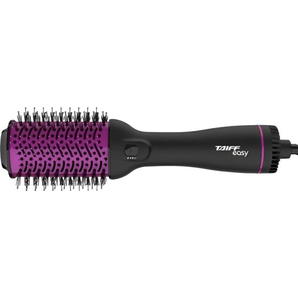 Escova Secadora de Cabelo Taiff Easy 1200 W 220v - Preto/Rosa