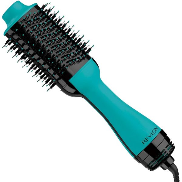 Escova Secadora Revlon One-Step Volumizer 800 W 220v - Verde Azul / Preto