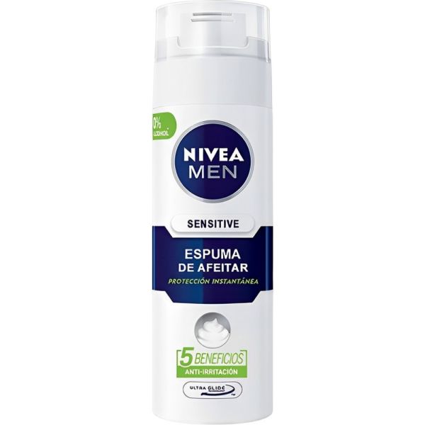 Espuma de Barbear Nivea Men Sensitive - 200mL