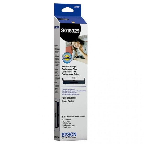 Fita Epson para impressora FX-890 S015329 - Preto