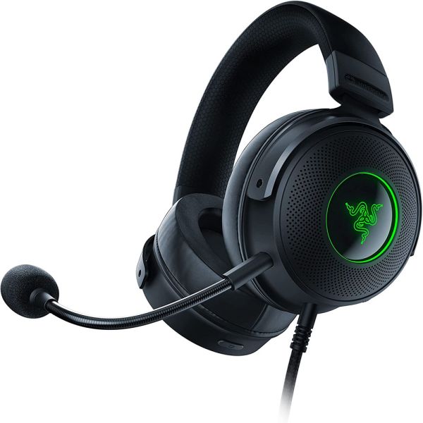 Fone de ouvido Gamer Razer Kraken V3 HyperSense Haptic - Preto (RZ04-03770100-R3U1)