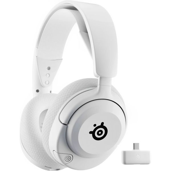 Fone de ouvido Gamer SteelSeries 61671 Arctis Nova 5 Sem Fio para PC - Branco