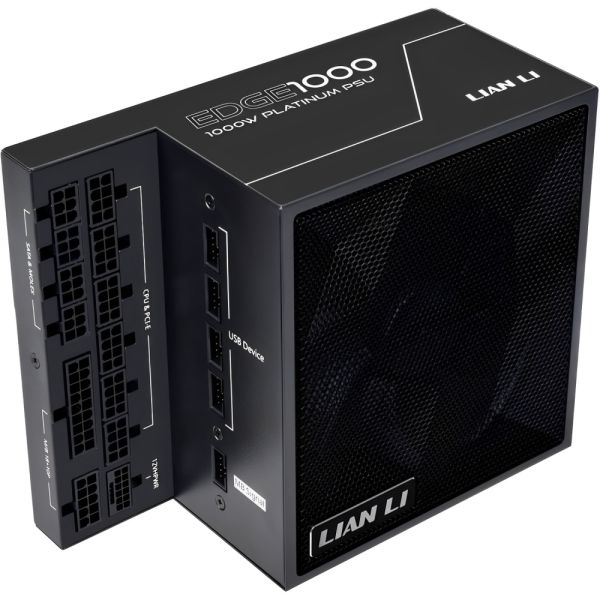 Fonte de Alimentação Lian Li EDGE1000 80 Plus Platinum Full Modular 1000 W - Preto