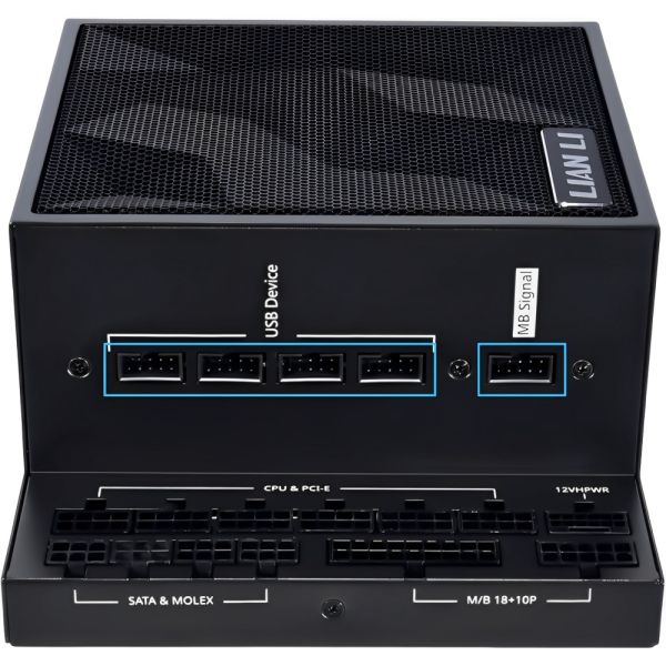 Fonte de Alimentação Lian Li EDGE850 80 Plus Platinum Full Modular 850 W - Preto