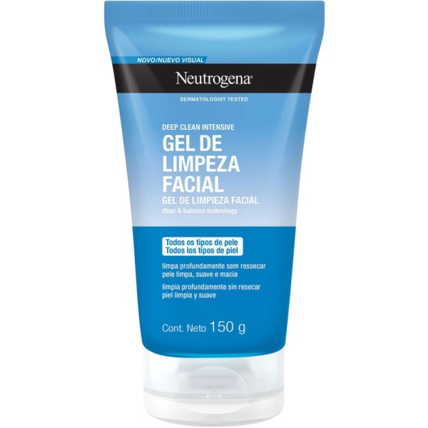 Gel de Limpeza Facial Neutrogena Deep Clean Intensive - 150gr