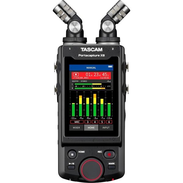 Gravador de Áudio Tascam Portacapture X8 - Preto