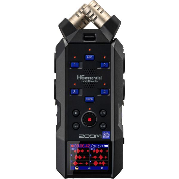 Gravador de Áudio Zoom H6 Essential - Preto