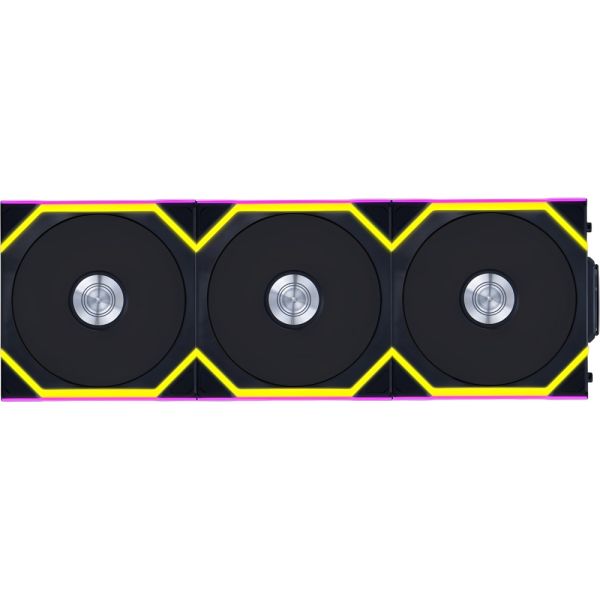 Kit de Coolers Lian Li Uni Fan SL Wireless 120 ARGB - Preto