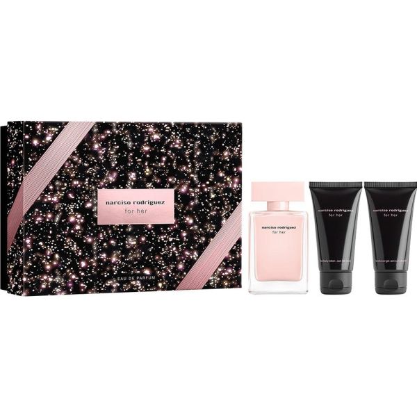 Kit Perfume Narciso Rodriguez For Her EDP - Feminino 3 peças