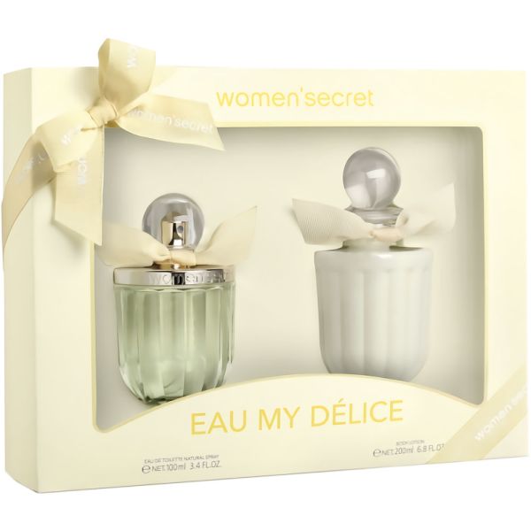 Kit Perfume Women'Secret Eau My Delice EDT 100mL + Loção Corporal 200mL - Feminino