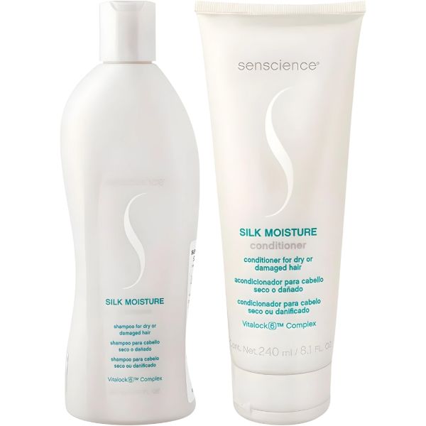 Kit Senscience Silk Moisture Shampoo 280mL + Condicionador 240mL