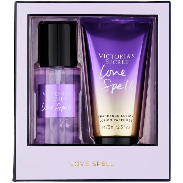 Kit Victoria's Secret Love Spell Colônia 75mL + Loção 75mL - Feminino